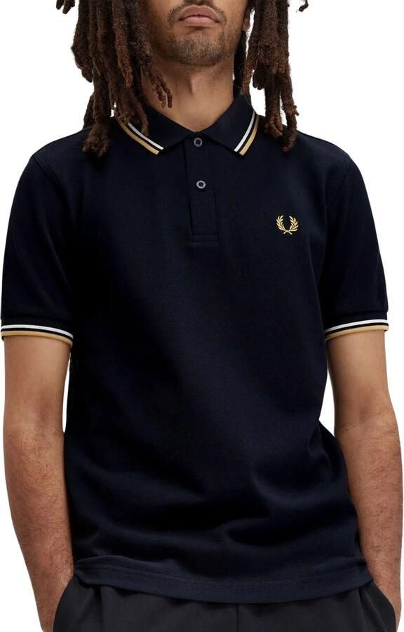 Fred Perry Polo Shirt Korte Mouw TWIN TIPPED