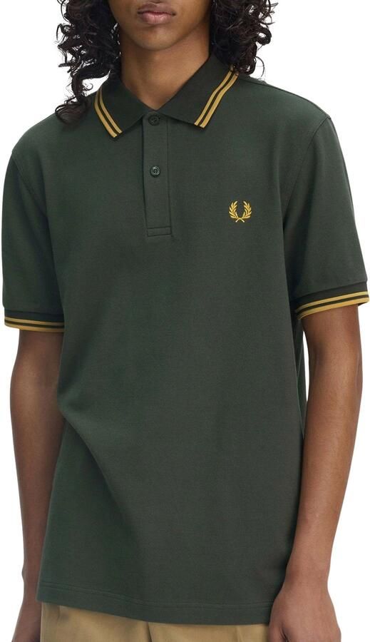 Fred Perry T-shirt Polo M3600 Donkergroen Y22