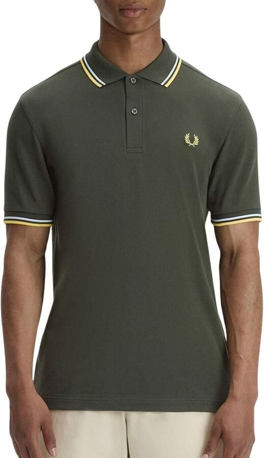 Fred Perry Polo Shirt Korte Mouw Twin Tipped Shirt