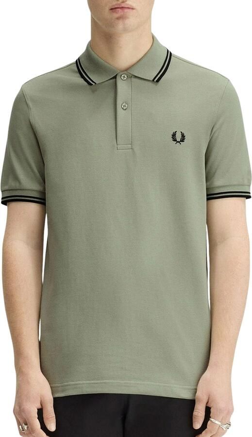 Fred Perry Polo Shirt Korte Mouw TWIN TIPPED SHIRT - Foto 6