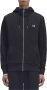 Fred Perry Felpa con cappuccio e zip interna uomo J7536 Nero Zwart Heren - Thumbnail 1