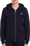 FRED PERRY Heren Truien & Vesten Hooded Zip Through Sweatshirt Donkerblauw - Thumbnail 3