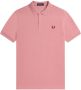 Fred Perry Heren Polo & T-shirt De Eenvoudige Shirt Pink Heren - Thumbnail 1