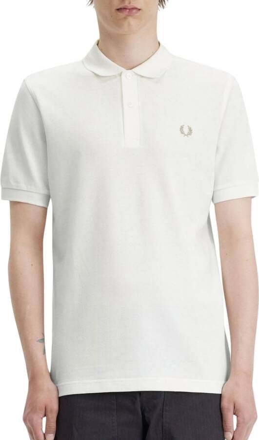 Fred Perry Witte T-shirts en Polos White Heren