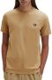 Fred Perry T-Shirt Ringer M3519 Beige - Thumbnail 1