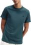 FRED PERRY Heren Polo's & T-shirts Ringer T-shirt Petrol - Thumbnail 3