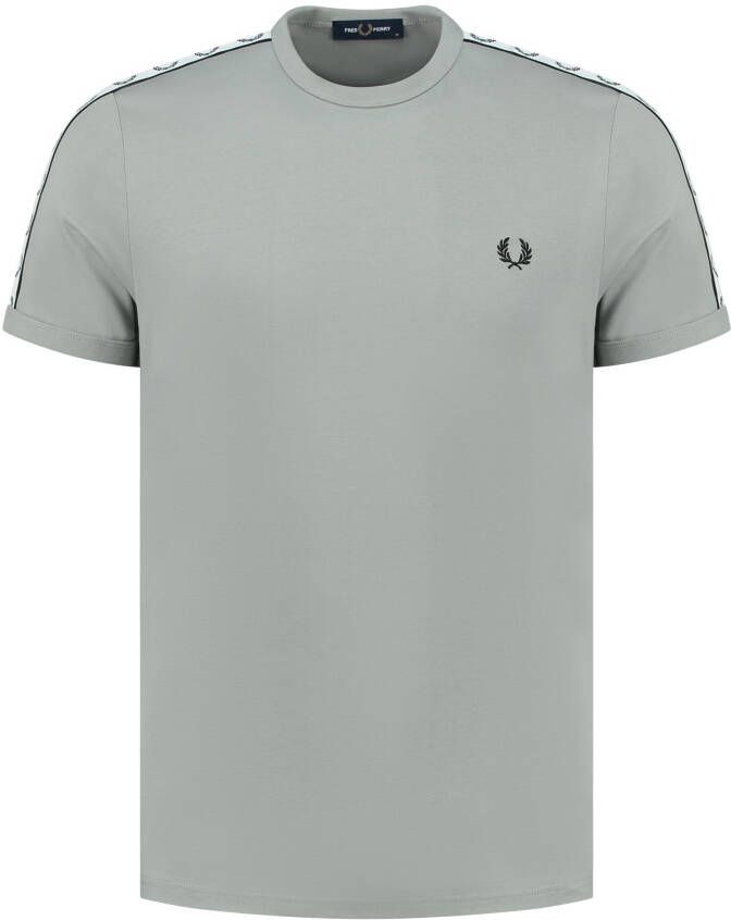 Fred Perry Taped Ringer T-shirt Grijs Heren