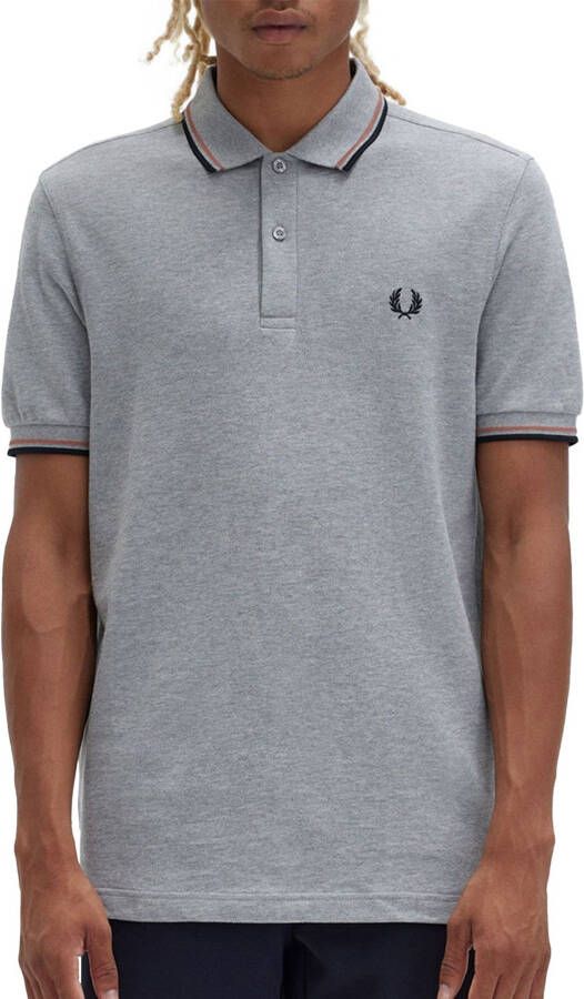 Fred Perry Polo M3600 Mid Grijs Heren