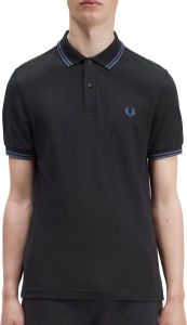 Fred Perry T96 Twin Tipped Shirt in Zwart Heren