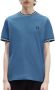 Fred Perry T-shirt Twin Tipped Blauw Heren - Thumbnail 1