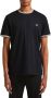 Fred Perry Klassieke dubbele streep ronde hals t-shirt Black Heren - Thumbnail 3