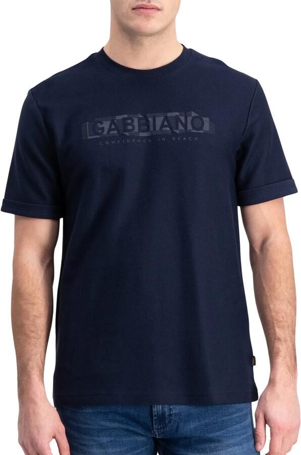 Gabbiano Jacquard Front Logo Shirt Heren - Foto 3
