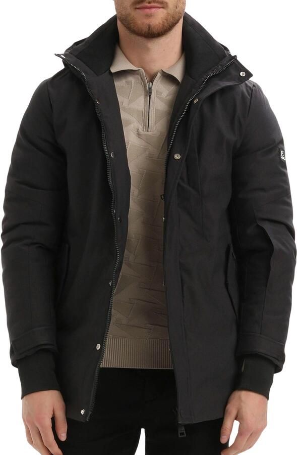 Gabbiano Long Canvas Parka Winterjas Heren
