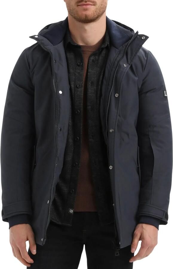 Gabbiano Long Canvas Parka Winterjas Heren