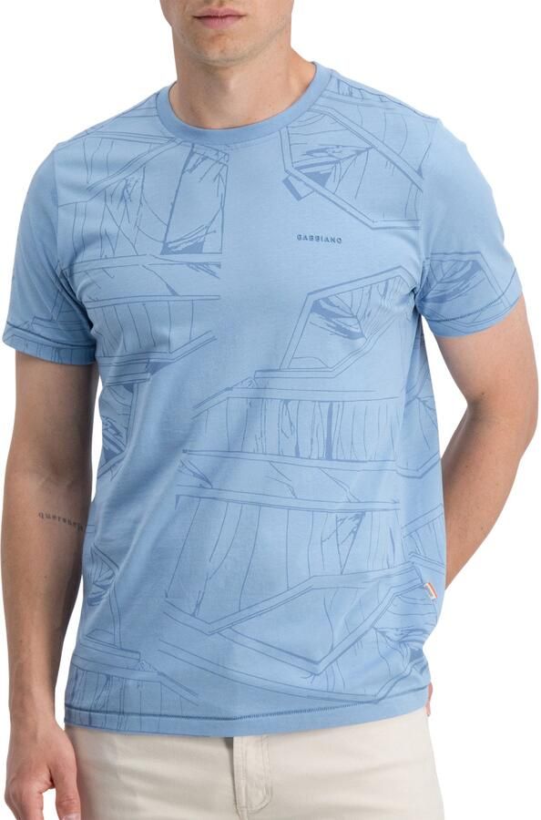 GABBIANO regular fit T-shirt met print blauw - Foto 2