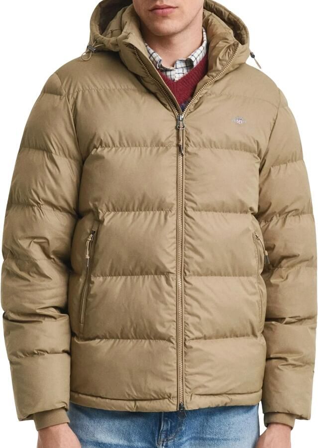 Gant Gewatteerde jas ACTIVE CLOUD JACKET regular fit afneembare capuchon 2-weg ritssluiting - Foto 2