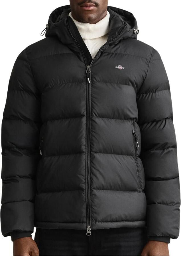 Gant Regular fit gewatteerd jack met tweewegritssluiting
