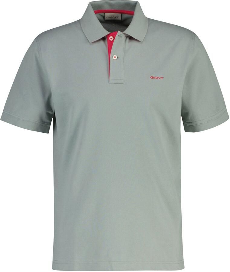 Gant Contrast Piqué Polo Heren - Foto 4