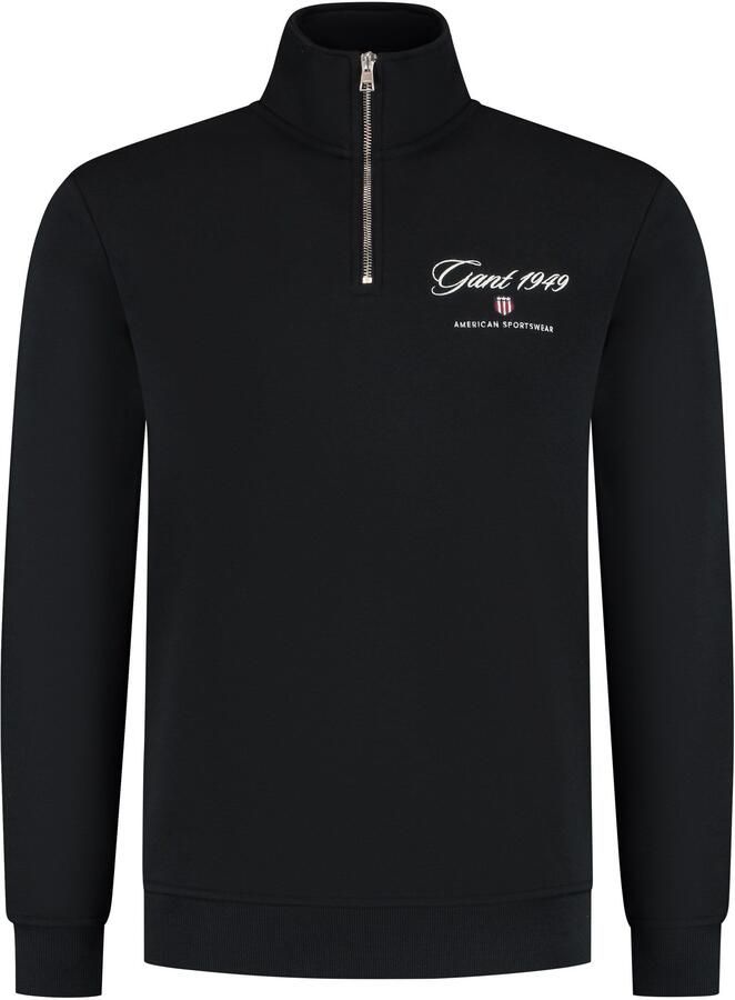 Gant Graphic Half Zip Sweater Heren