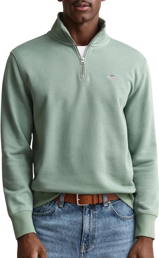 Gant Shield Half Zip Sweater Heren