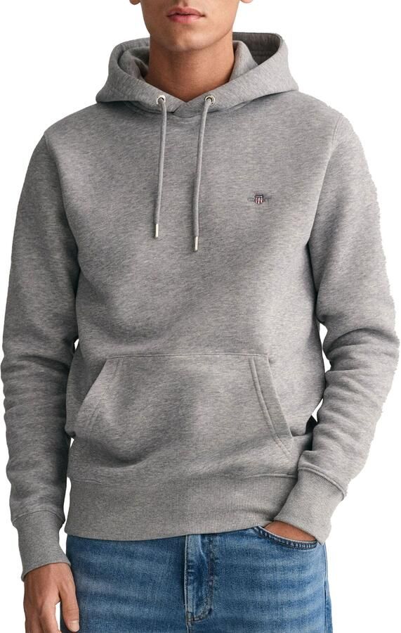 Gant Hoodie REG SHIELD HOODIE met logoborduursel op borsthoogte - Foto 10