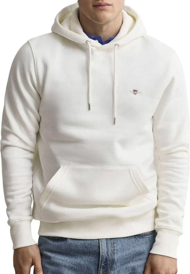Gant Hoodie REG SHIELD HOODIE met logoborduursel op borsthoogte - Foto 13