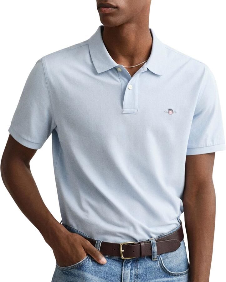 Gant Polo Shirt Korte Mouw Normaal Shield piqué poloshirt - Foto 3