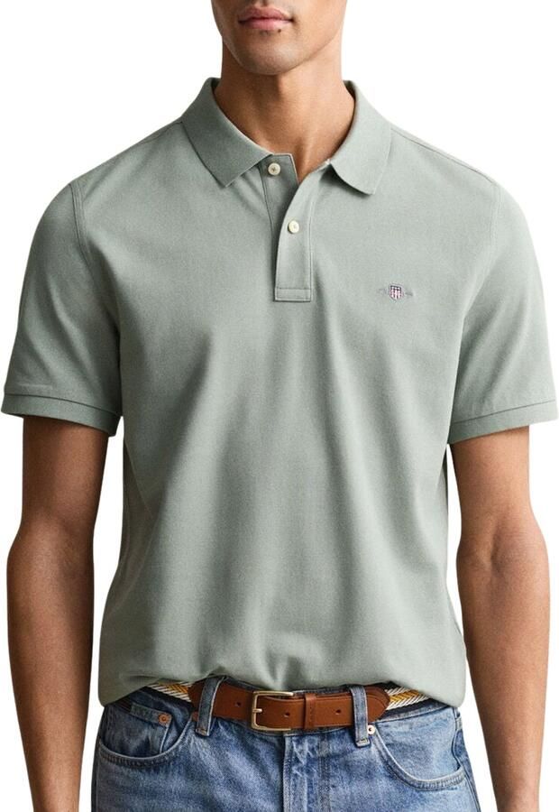 Gant Shield Pique Polo Heren - Foto 3