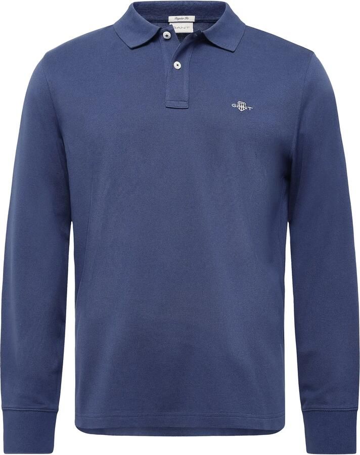 Gant Shield Piqué Rugger Longsleeve Polo Heren