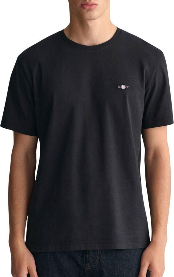 Gant T-shirt REG SHIELD SS T-SHIRT met logoborduursel op borsthoogte - Foto 17