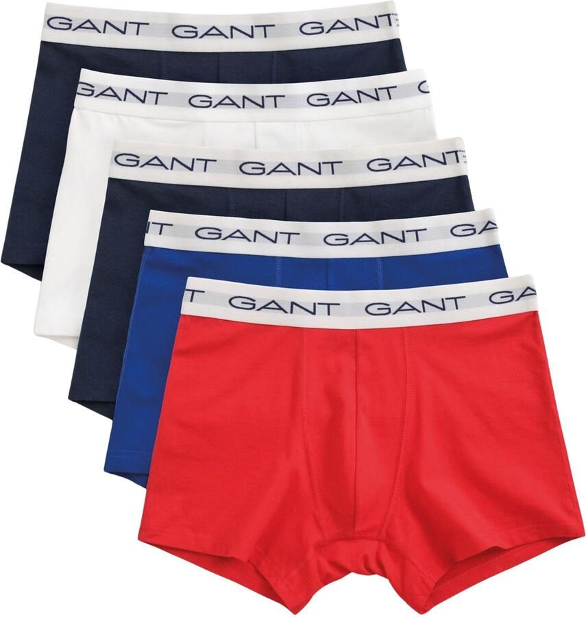 Gant Trunk 5-PACK Met elastische taille