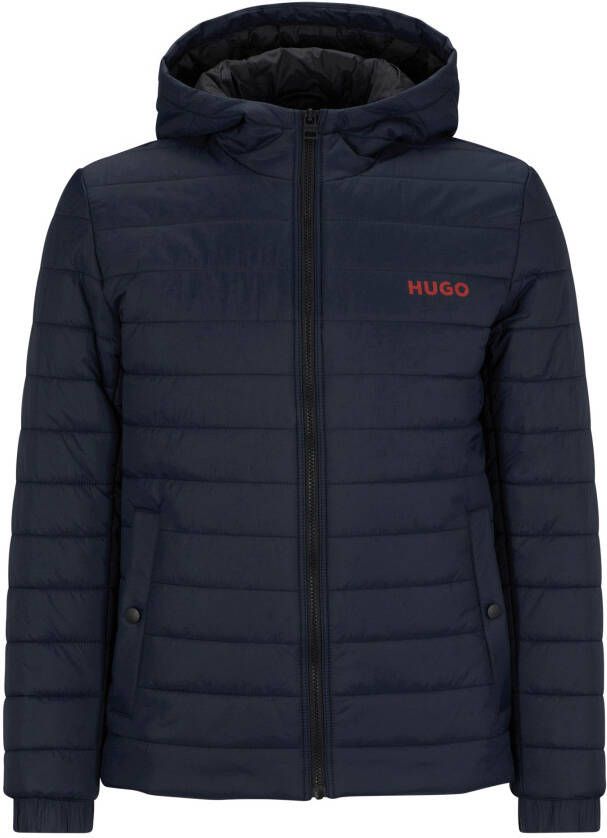 Hugo Boss Stijlvolle Jas voor Mannen Black Heren