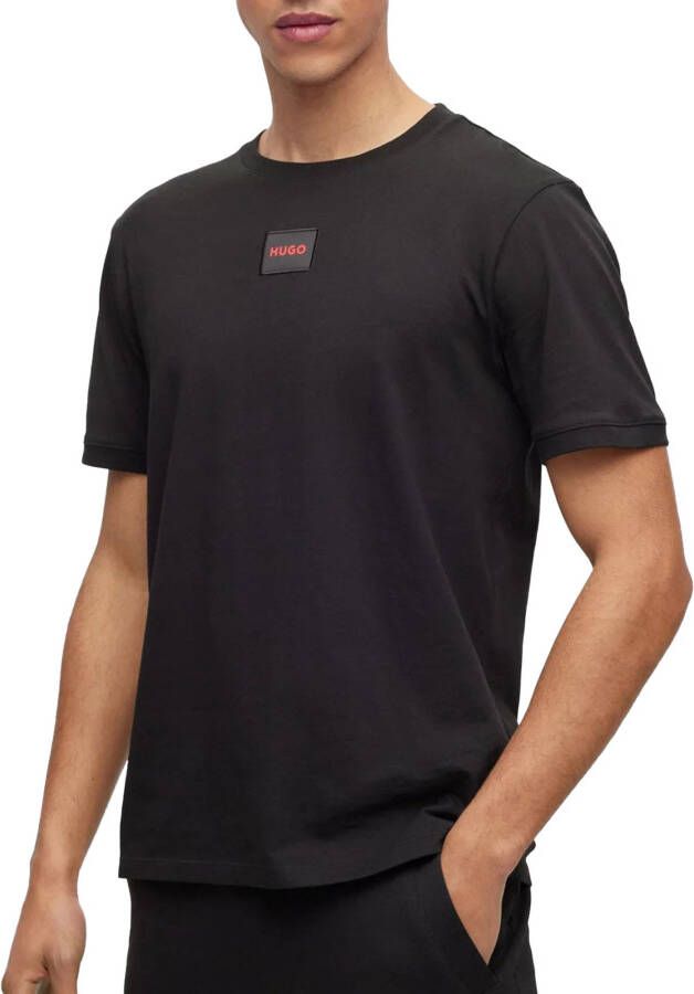 Hugo Boss T-Shirts Zwart Heren