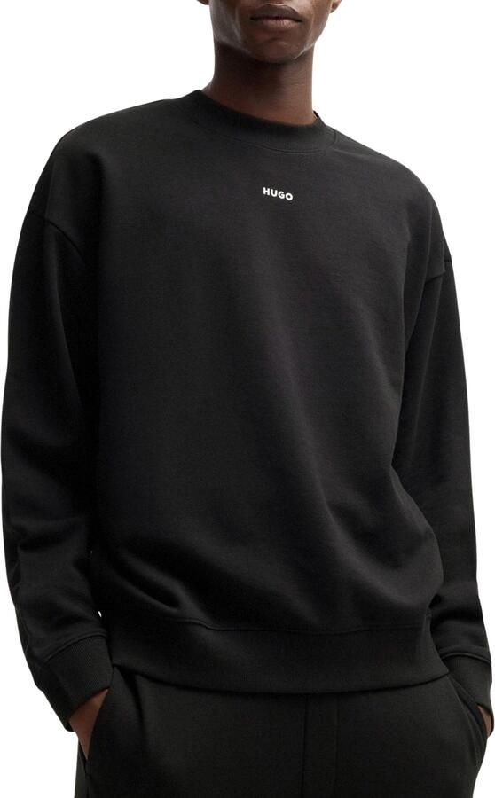 HUGO Oversized sweatshirt met labelprint model 'Dapocrew' - Foto 2