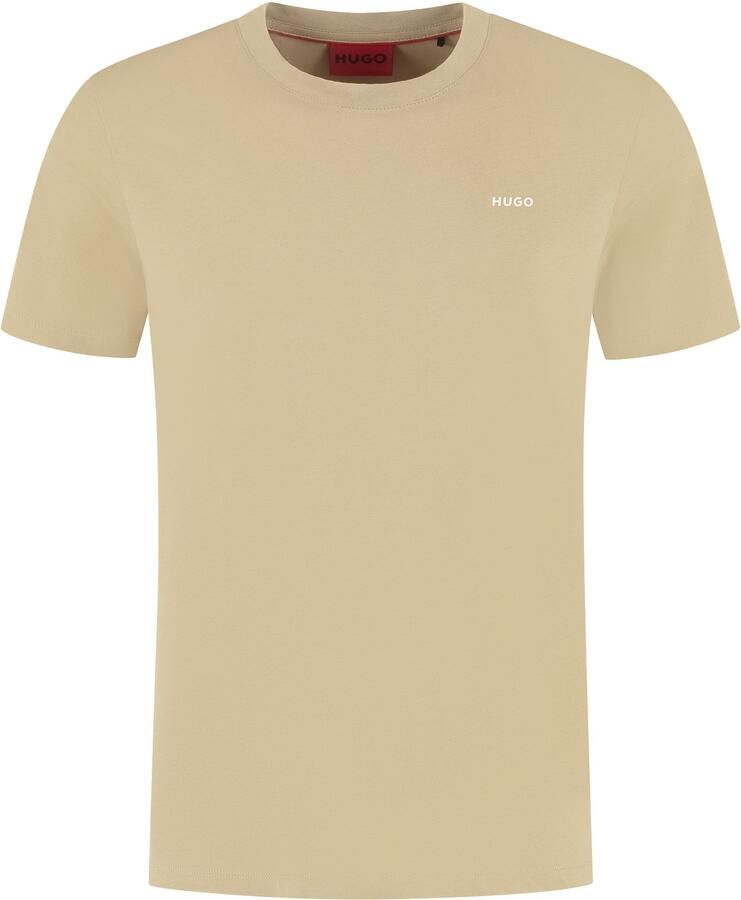 HUGO T-shirt met labelprint model 'Dero'