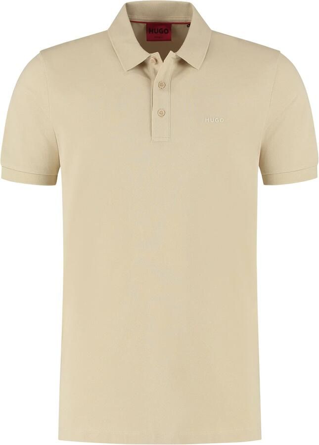 HUGO Poloshirt met labelprint model 'Donos'