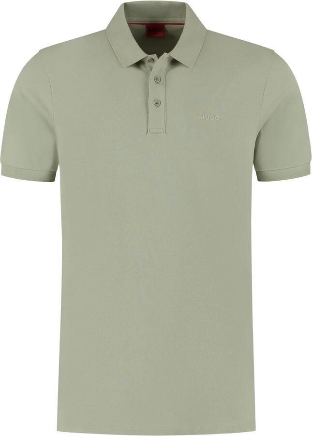 HUGO Poloshirt met labelprint model 'Donos'