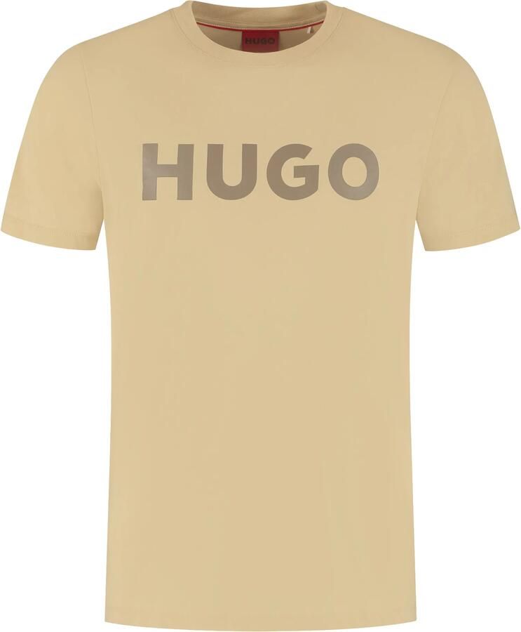 HUGO T-shirt met labelprint model 'DULIVIO'