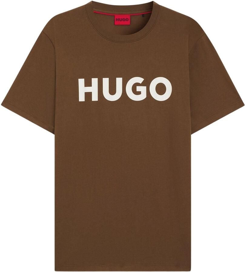 HUGO Regular fit T-shirt van puur katoen model 'DULIVIO'