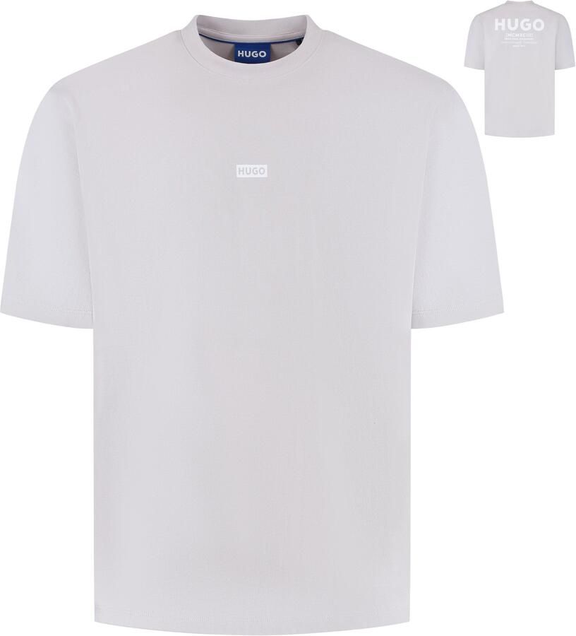 HUGO Blue Loose fit t-shirt van 100% katoen model 'Nalono'
