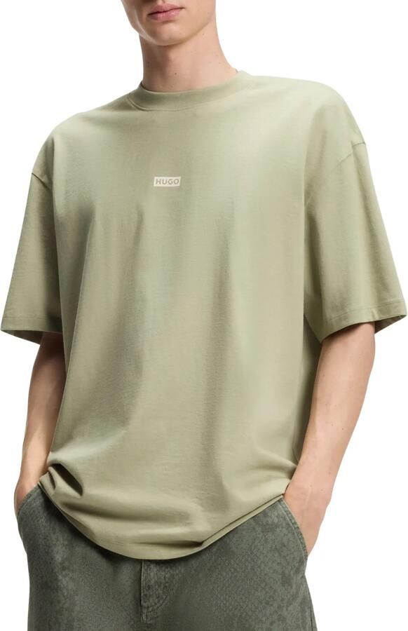 HUGO Blue oversized t-shirts van pure katoen model 'Nalono' - Foto 3