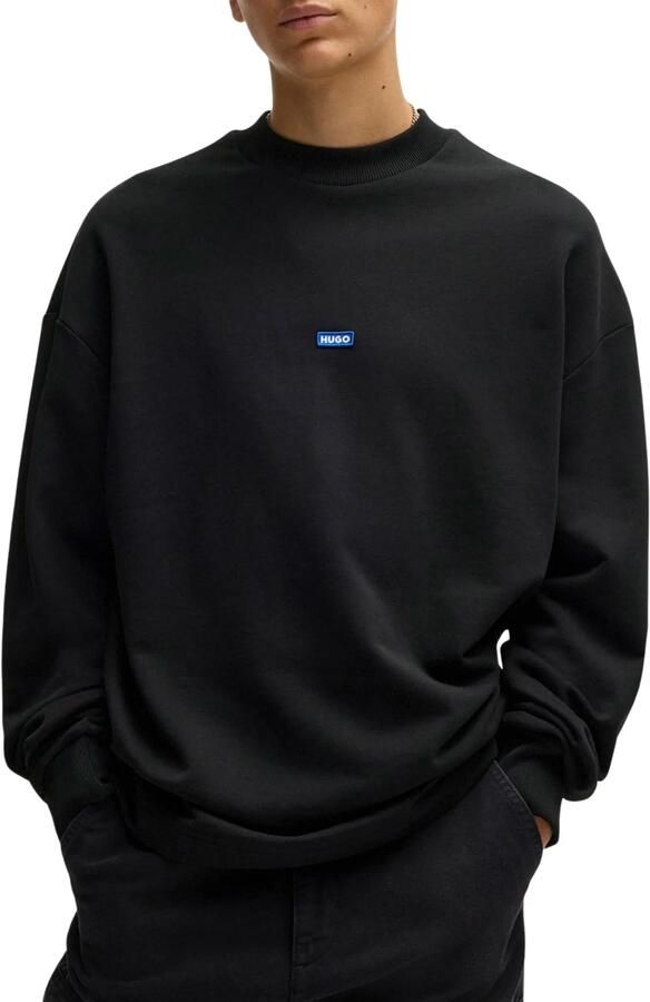 Hugo Blue Sweatshirt met opstaande kraag model 'Nedro' - Foto 8
