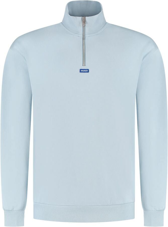 Hugo Blue Sweatshirt met schipperskraag