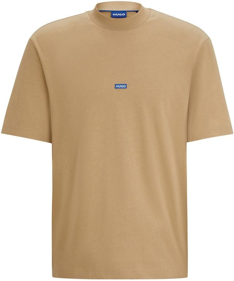 HUGO Blue regular fit T-shirt van puur katoen model 'NIEROS'