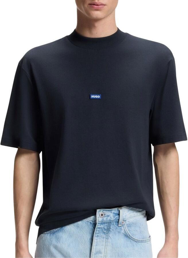 HUGO Blue regular fit T-shirt van puur katoen model 'NIEROS' - Foto 2