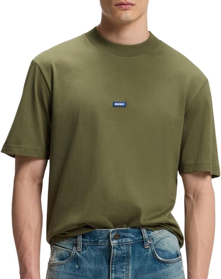 HUGO Blue regular fit T-shirt van puur katoen model 'NIEROS'