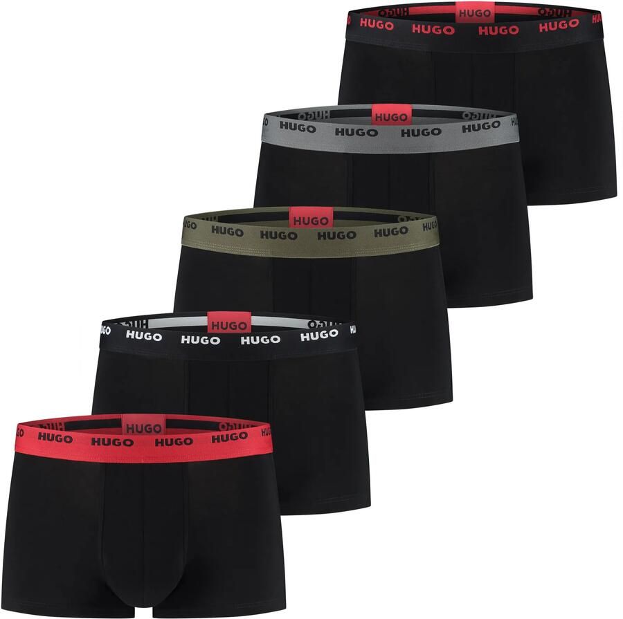 HUGO underwear Trunk FIVE PACK met hugo opdruk (5 stuks Set van 5)