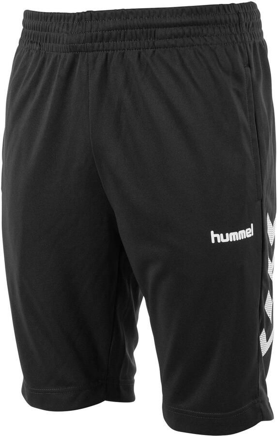 Hummel Junior voetbalshort zwart Sportbroek Polyester Effen 128