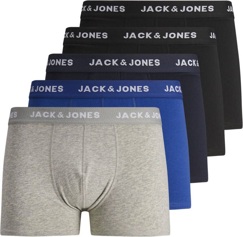 jack & jones Basic Plain Trunks Boxershorts Heren (5-pack)