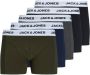 Jack & jones Set van 5 boxers Jack Jones Basic Green Heren - Thumbnail 3